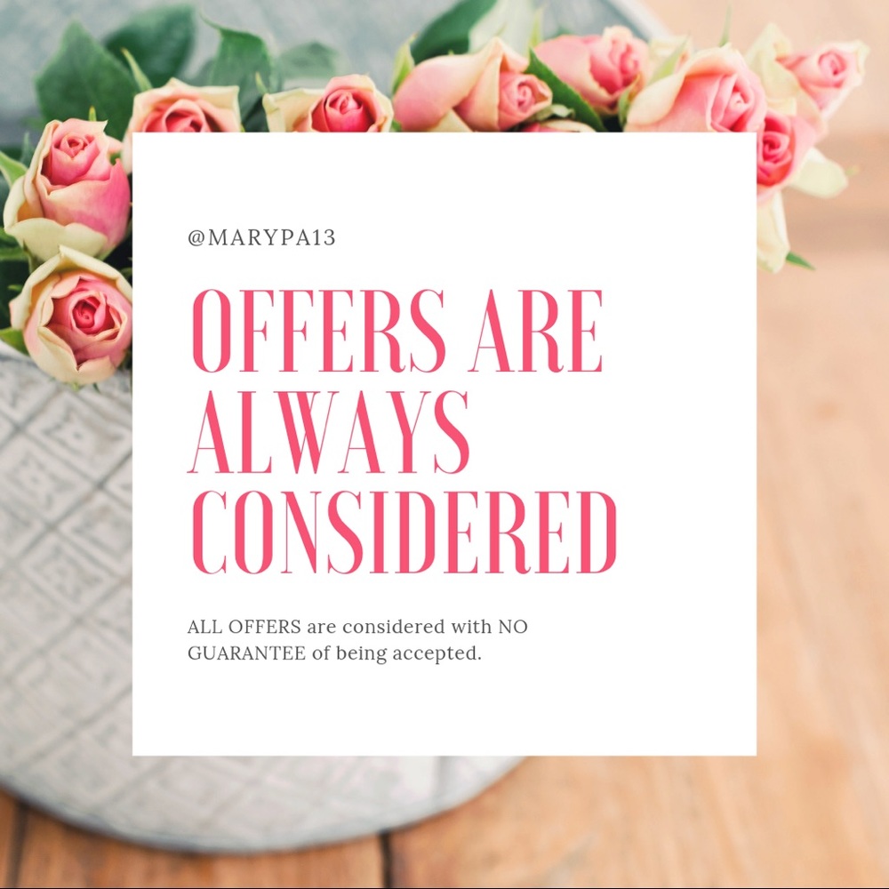 Make an offer — I might just say yes 😘